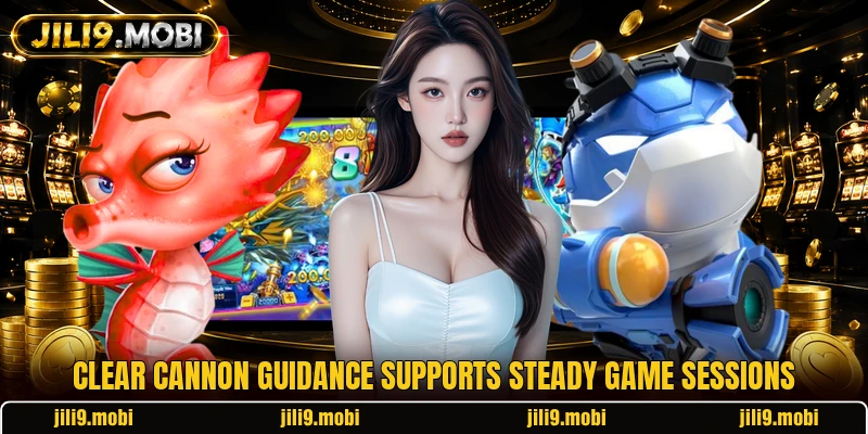 Clear cannon guidance supports steady game sessions