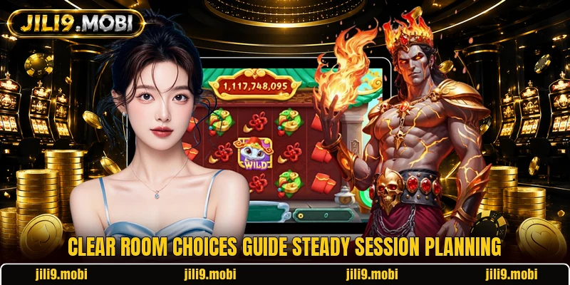 Clear room choices guide steady session planning