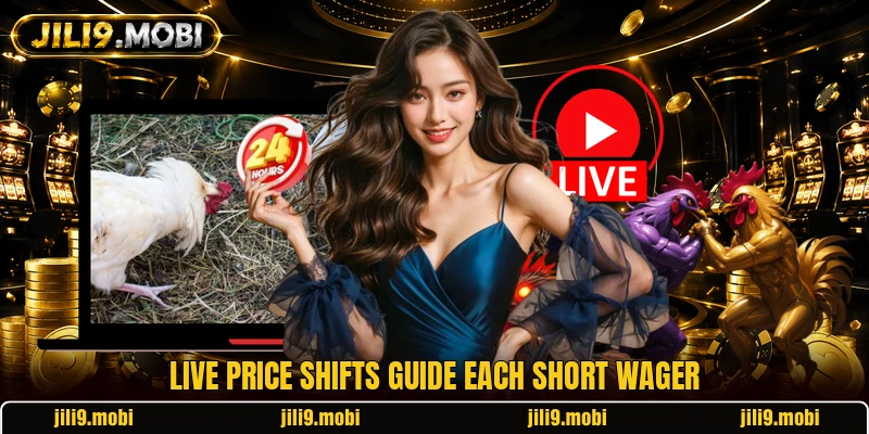 Live price shifts guide each short wager