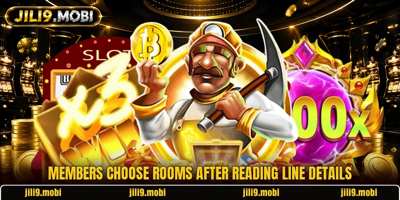 Members choose rooms after reading line details