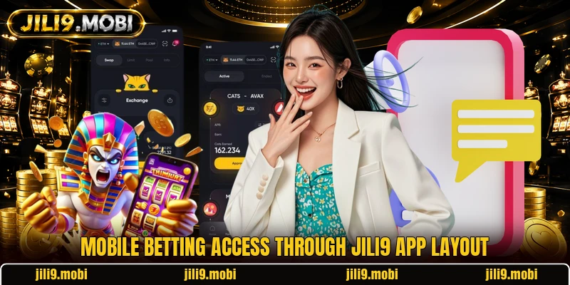 Mobile betting access through JILI9 app layout