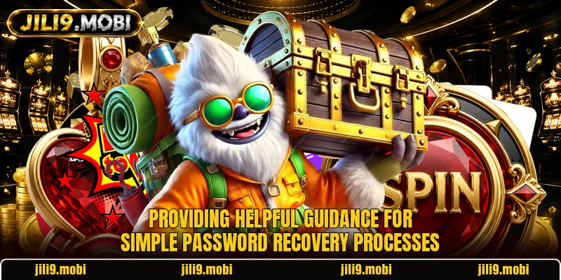 Providing helpful guidance for simple password recovery processes