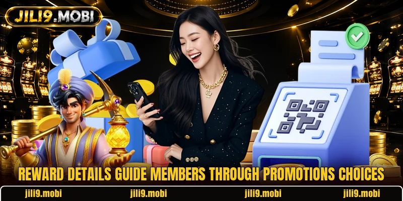 Reward details guide members through promotions choices