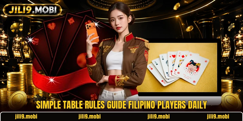 Simple table rules guide Filipino players daily